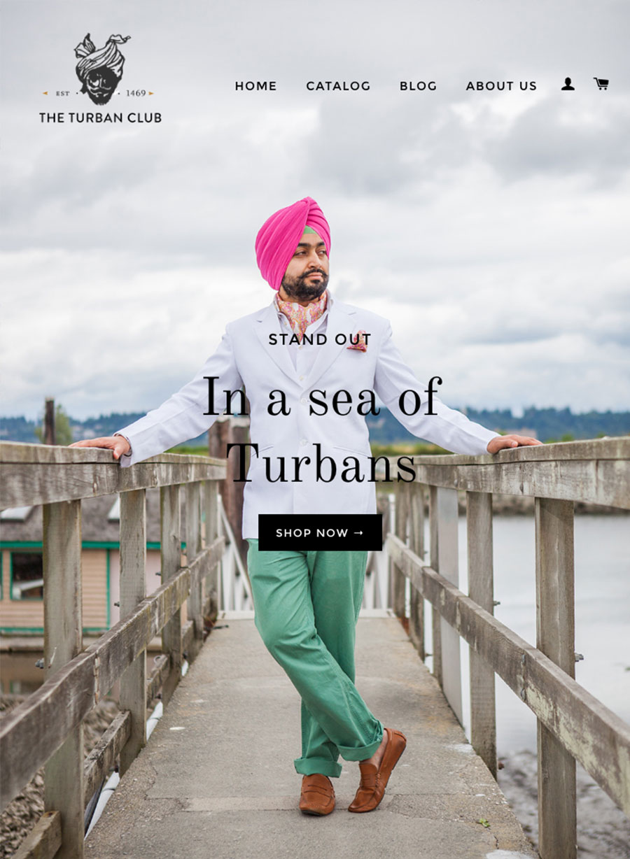 The Turban Club website